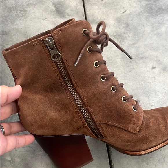 Kork-Ease Elfa Suede Granny Ankle Boot Witchy Sz 8 Steampunk Witchy Cottagecore - Picture 11 of 13